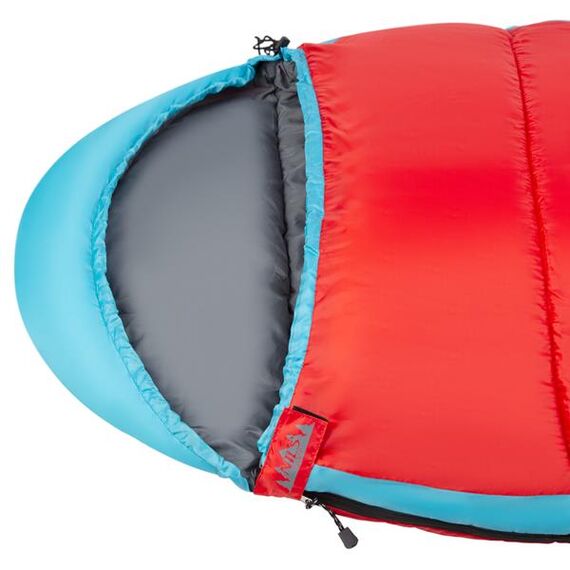 NILS CAMP śpiwór turystyczny 220x80cm kempingowy typu mumia NC2012 czerwony, Kolor: czerwono-niebieski, Waga: 1,1, 12 zdjęcie