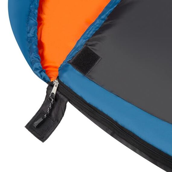 NILS CAMP śpiwór turystyczny 220x80cm kempingowy typu mumia NC2012, Kolor: granatowo-pomarańczowy, Waga: 1,1, 10 zdjęcie