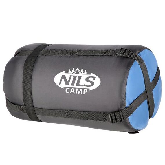 NILS CAMP śpiwór turystyczny 220x80cm kempingowy typu mumia NC2012, Kolor: granatowo-pomarańczowy, Waga: 1,1, 16 zdjęcie