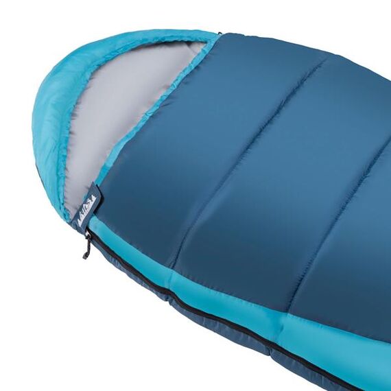 NILS CAMP śpiwór turystyczny 220x80cm kempingowy typu mumia NC2012, Kolor: szaro-niebieski, Waga: 1,1, 11 zdjęcie