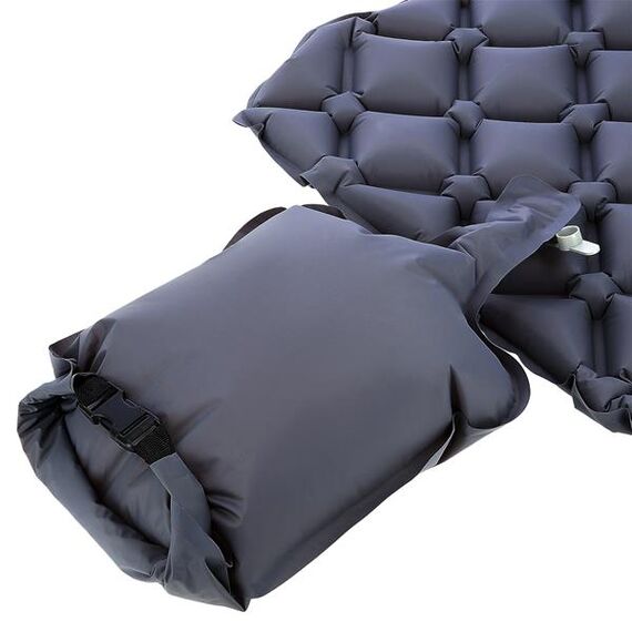 NILS CAMP mata turystyczna samopompująca z pompką NC4006 szara, 12 zdjęcie