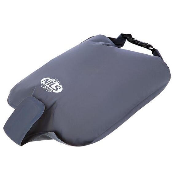 NILS CAMP mata turystyczna samopompująca z pompką NC4006 szara, 13 zdjęcie