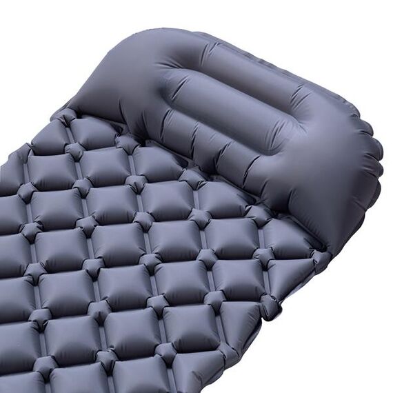 NILS CAMP mata turystyczna samopompująca z pompką NC4006 szara, 8 zdjęcie