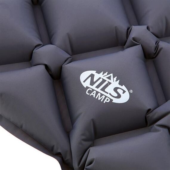 NILS CAMP mata turystyczna samopompująca z pompką NC4006 szara, 9 zdjęcie