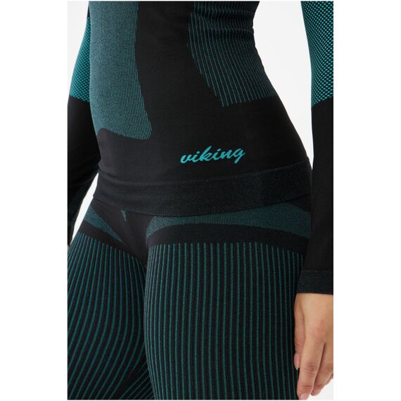 Bielizna Termoaktywna Damska VIKING Ilsa Set zestaw czarny, Kolor: turkusowy, Rozmiar: M, 5 zdjęcie