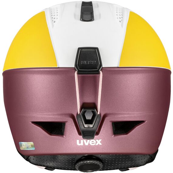 UVEX Kask narciarski Ultra Pro We bordowy, Kolor: wielokolorowy, Rozmiar: 51-55, 4 zdjęcie