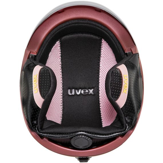 UVEX Kask narciarski Ultra Pro We bordowy, Kolor: wielokolorowy, Rozmiar: 51-55, 5 zdjęcie