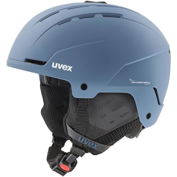 UVEX STANCE kask narciarski hardshell z regulacją niebieski, Kolor: niebieski, Rozmiar: 54-58