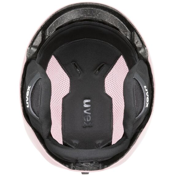 Kask narciarski dziecięcy UVEX Viti jasnoróżowy, Kolor: różowy, Rozmiar: 51-55, 5 zdjęcie