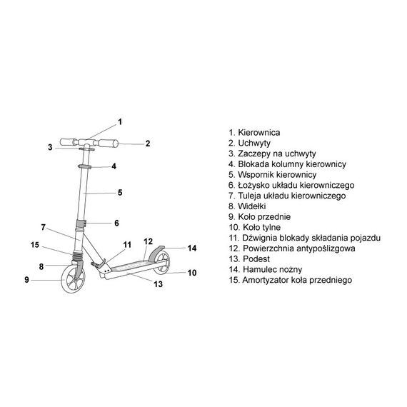 METEOR Hulajnoga Sunny X, 6 zdjęcie METEOR Hulajnoga Sunny X, 6 zdjęcie