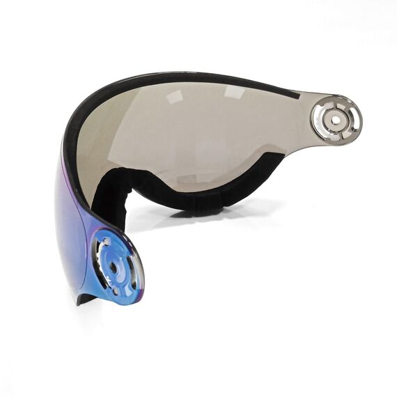 METEOR kask narciarski z przyłbicą męski regulowany Falven czarny, Kolor: czarny, Rozmiar: 55-58, 8 zdjęcie