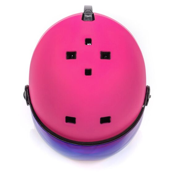 METEOR kask narciarski z przyłbicą damski regulowany Falven różowy, Kolor: różowy, Rozmiar: S, 3 zdjęcie