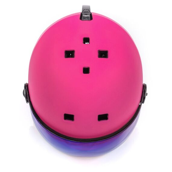 METEOR kask narciarski z przyłbicą damski regulowany Falven różowy, Kolor: różowy, Rozmiar: 55-58, 2 zdjęcie