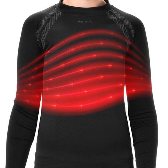 METEOR Bielizna termoaktywna dla dzieci komplet czarny, Kolor: czarny, Rozmiar: 128/134, 9 zdjęcie