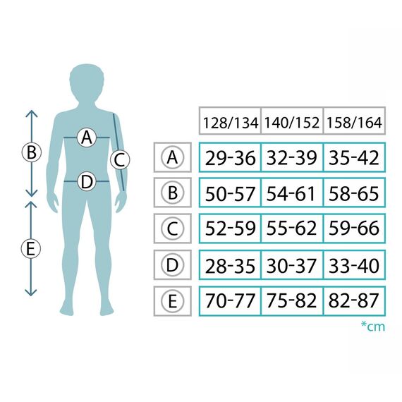 METEOR Bielizna termoaktywna dla dzieci komplet czarny, Kolor: czarny, Rozmiar: 158/164, 8 zdjęcie