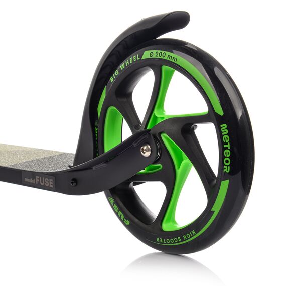 METEOR Hulajnoga Fuse zielony, 4 zdjęcie