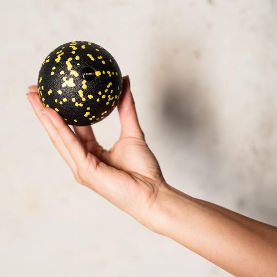 HMS FSBM04 BLACK-YELLOW SET ZESTAW DO MASAŻU WAŁKI/PIŁKI(4 szt), 21 zdjęcie