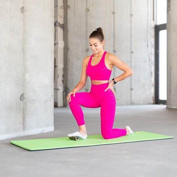 HMS FSBM04 BLACK-YELLOW SET ZESTAW DO MASAŻU WAŁKI/PIŁKI(4 szt), 9 zdjęcie