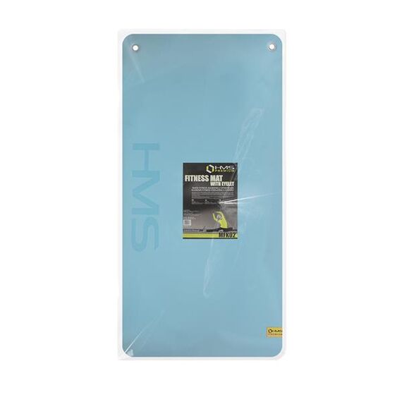 HMS PREMIUM mata fitness klubowa z otworami MFK02 niebieska/czarna, Kolor: niebieski/czarny, 4 zdjęcie