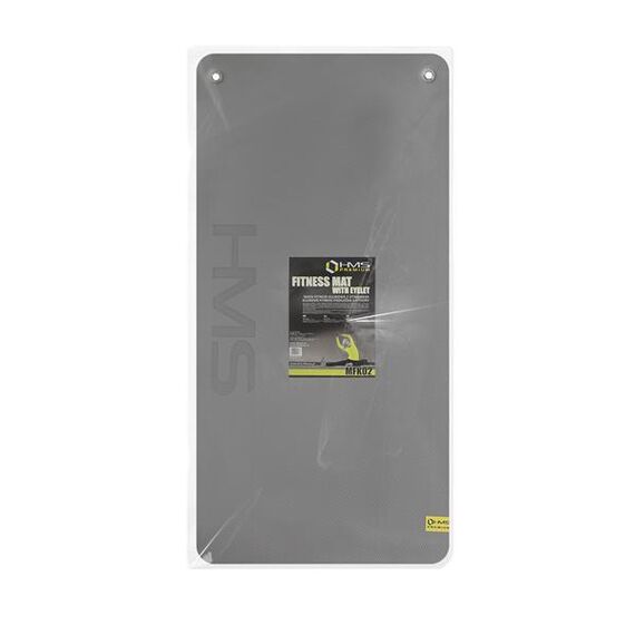 HMS PREMIUM mata fitness klubowa z otworami MFK02 szara/czarna, Kolor: szary/czarny, 4 zdjęcie HMS PREMIUM mata fitness klubowa z otworami MFK02 szara/czarna, Kolor: szary/czarny, 4 zdjęcie