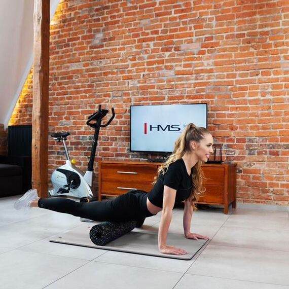 HMS PREMIUM mata fitness klubowa z otworami MFK02 szara/czarna, Kolor: szary/czarny, 5 zdjęcie HMS PREMIUM mata fitness klubowa z otworami MFK02 szara/czarna, Kolor: szary/czarny, 5 zdjęcie