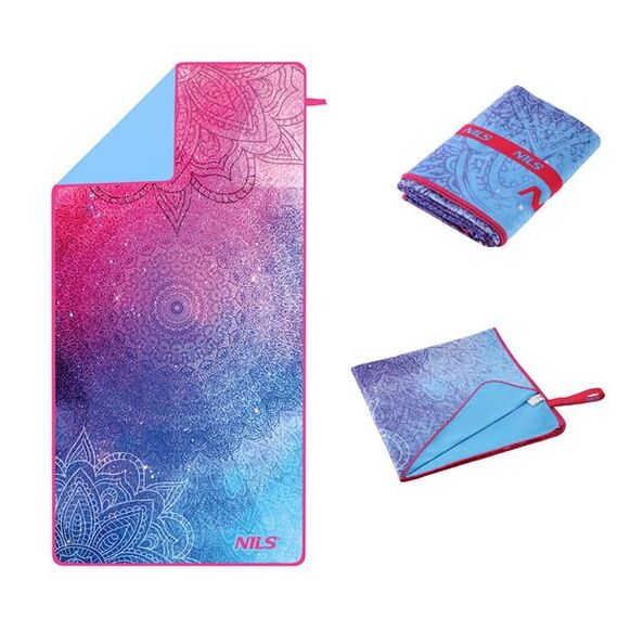 NILS NCR14 MANDALA RĘCZNIK Z MIKROFIBRY 160x80 cm, 2 zdjęcie