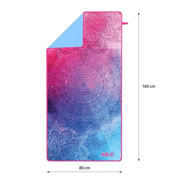 NILS NCR14 MANDALA RĘCZNIK Z MIKROFIBRY 160x80 cm, 7 zdjęcie
