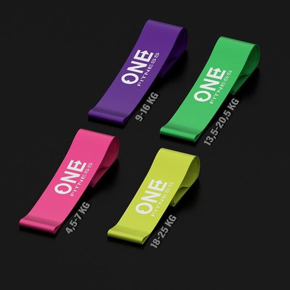 ONE FITNESS PBF SET04 Zestaw gum do ćwiczeń, 7 zdjęcie