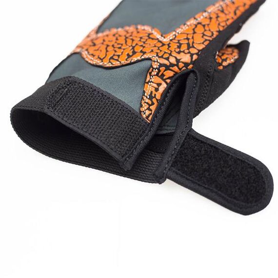 HMS rękawiczki na siłownie damskie treningowe RST03 pomarańczowe, Kolor: pomarańczowy/szary, Rozmiar: S, 5 zdjęcie