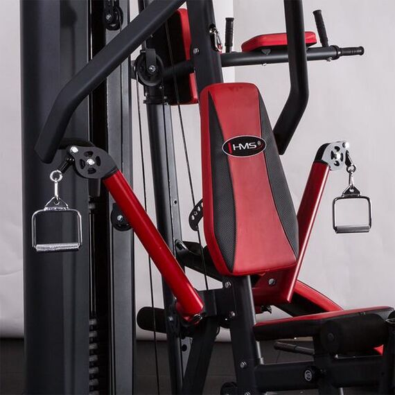 HMS uchwyt do wyciągu górnego i dolnego pojedynczy UW03, Kolor: srebrny, 6 zdjęcie