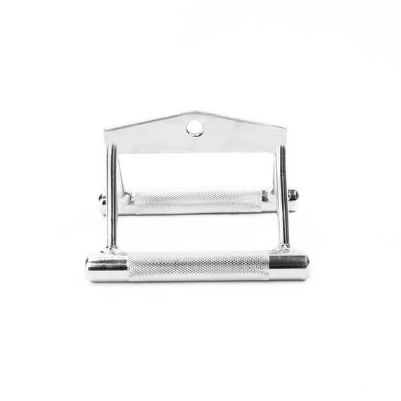 HMS uchwyt do wyciągu atlasu podwójny stalowy UW05 srebrny, Kolor: stalowy