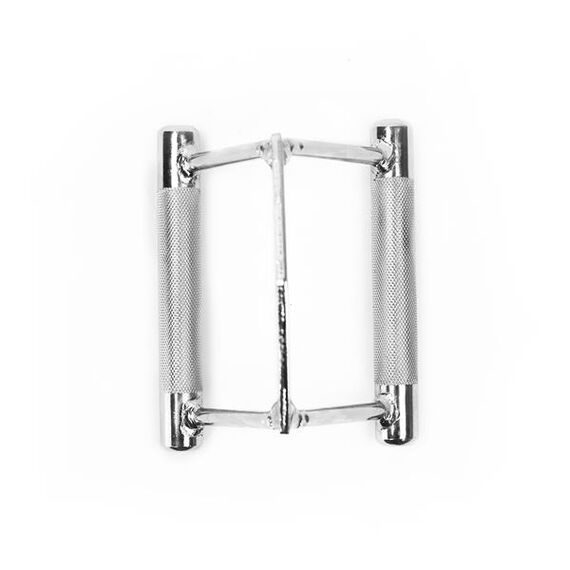 HMS uchwyt do wyciągu atlasu podwójny stalowy UW05 srebrny, Kolor: stalowy, 5 zdjęcie