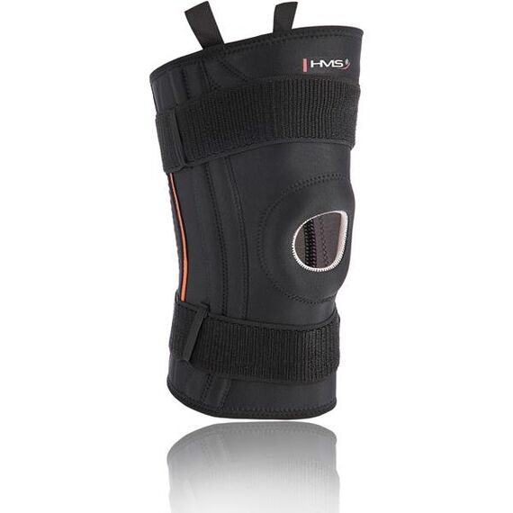 HMS KO1655 STABILIZATOR STAWU KOLANOWEGO, Kolor: czarny/pomarańczowy, Rozmiar: L