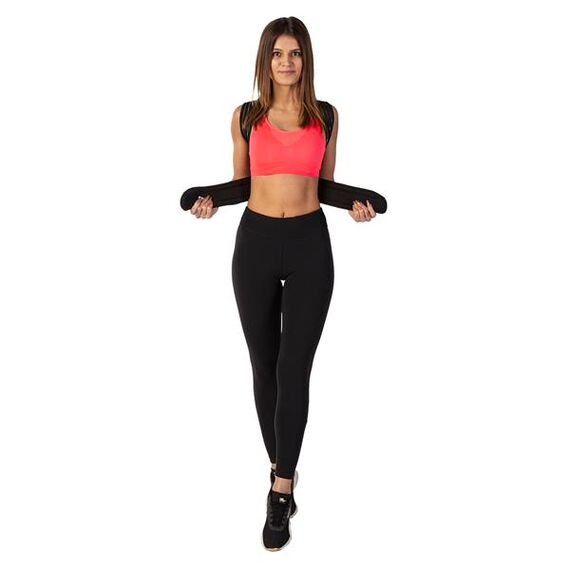 ONE FITNESS KP207 KOREKTOR POSTAWY, Kolor: czarny, Rozmiar: M, 5 zdjęcie