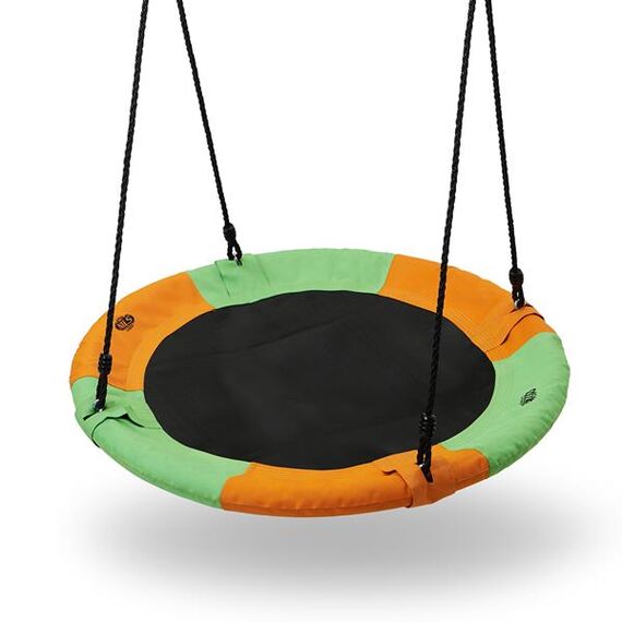 NILS NB5003 BOCIANIE GNIAZDO HUŚTAWKA POMARAŃCZOWO ZIELONY ŚR.90 CM, 3 zdjęcie