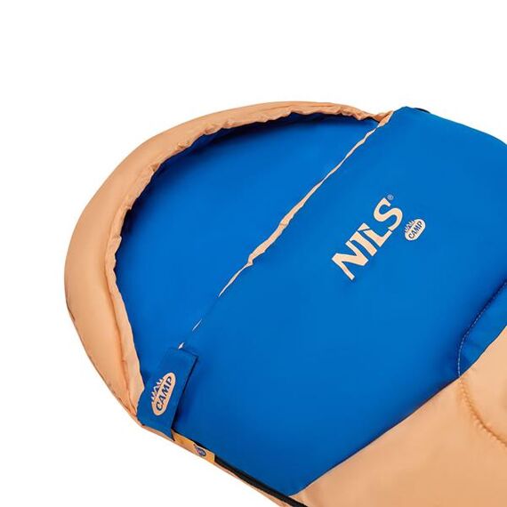 NILS CAMP śpiwór turystyczny mumia z kapturem dla dziecka NC2007, Kolor: pomarańczowy, 8 zdjęcie