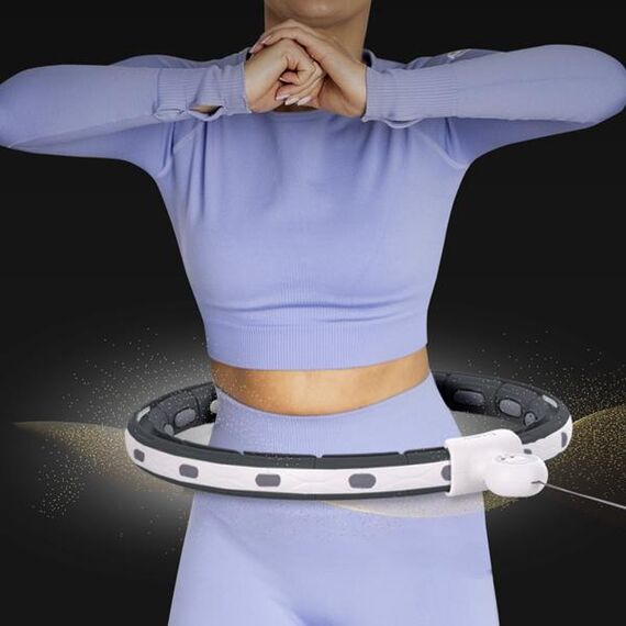 HMS HHM15 HULA HOP BLACK Z MAGNESEM I OBCIĄŻNIKIEM + LICZNIK, 4 zdjęcie