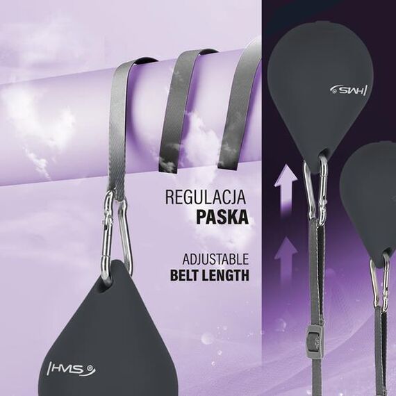 HMS HHM15 HULA HOP BLACK Z MAGNESEM I OBCIĄŻNIKIEM + LICZNIK, 6 zdjęcie