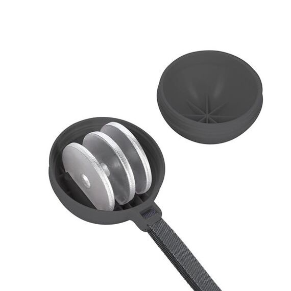 HMS HHM16 HULA HOP BLACK/PINK Z MAGNESAMI I OBCIĄŻNIKIEM + LICZNIK, Kolor: czarny/różowy, 18 zdjęcie