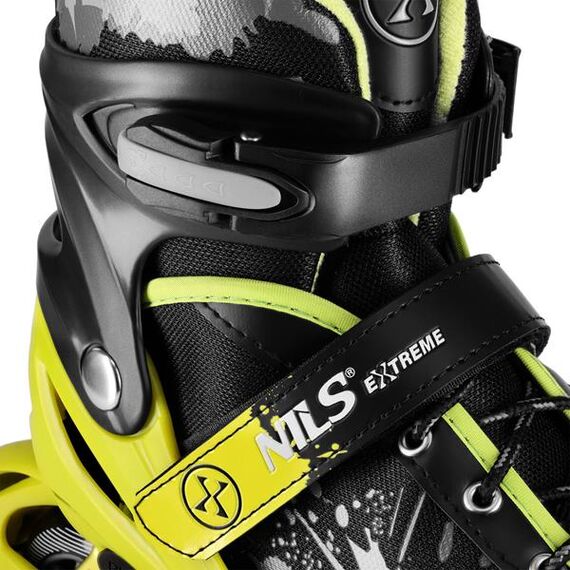 NILS EXTREME NA18137A ŁYŻWOROLKI ROCKO ŻÓŁTE ROZM.S (31-34), 4 zdjęcie