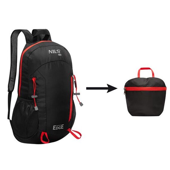 NILS CAMP NC1724 plecak turystyczny 22L lekki trekkingowy EDGE czarny, Kolor: czarny, 9 zdjęcie