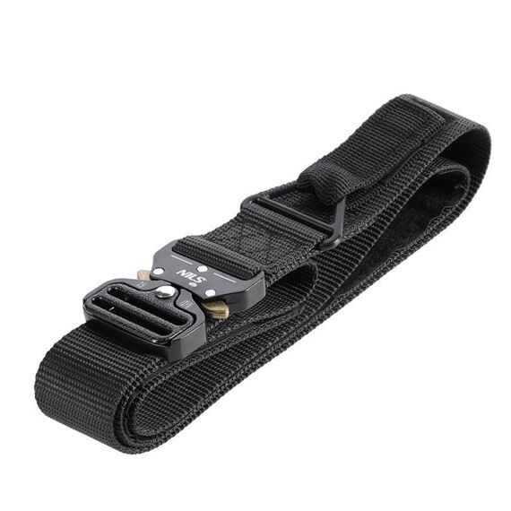 NILS CAMP NC1729 PASEK TAKTYCZNY CZARNY 125CM, Kolor: czarny, 5 zdjęcie