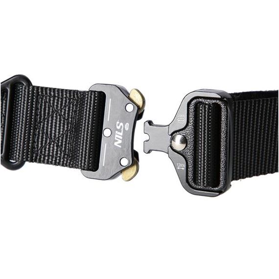 NILS CAMP NC1729 PASEK TAKTYCZNY CZARNY 125CM, Kolor: czarny, 6 zdjęcie