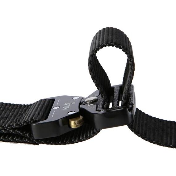 NILS CAMP NC1729 PASEK TAKTYCZNY CZARNY 125CM, Kolor: czarny, 7 zdjęcie