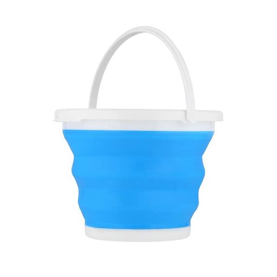 NILS CAMP NC1731 WIADRO SKŁADANE NIEBIESKIE 10L, Kolor: niebieski, Pojemność (litry): 10, 5 zdjęcie