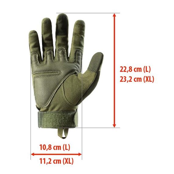 NILS CAMP NC1798 RĘKAWICE TAKTYCZNE ZIELONE L, Kolor: zielony, Rozmiar: XL, 5 zdjęcie