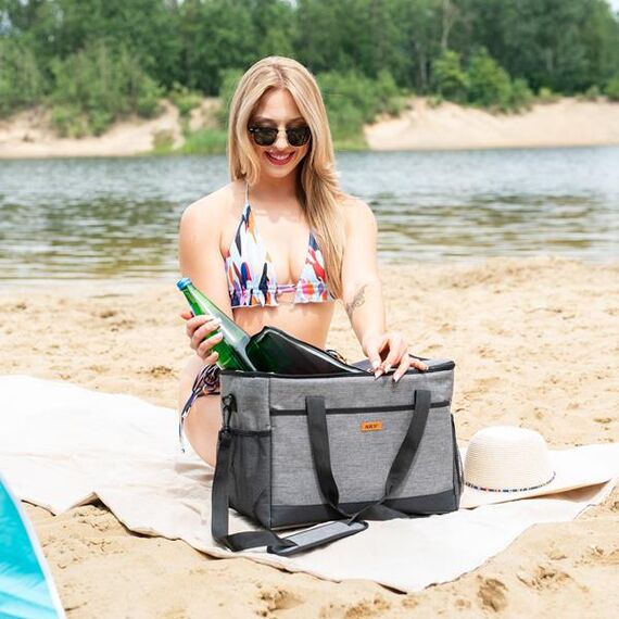NILS NC3150 TORBA TERMICZNA SZARA 27L, 11 zdjęcie