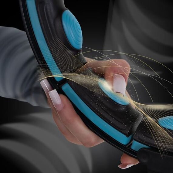 HMS HHM17 HULA HOP BLACK/TURQUOISE Z MAGNESAMI I OBCIĄŻNIKIEM + LICZNIK, Kolor: czarny/turkusowy, 12 zdjęcie