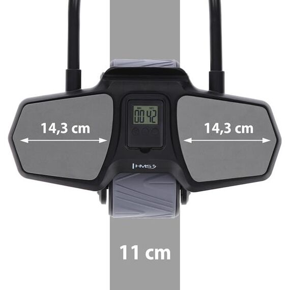 HMS KA10 BLACK KÓŁKO ABS AUTOMATYCZNE KOŁO DO ĆWICZEŃ MIĘŚNI BRZUCHA Z PODPARCIEM, 14 zdjęcie