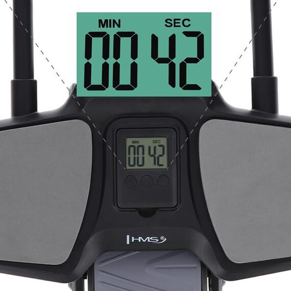 HMS KA10 BLACK KÓŁKO ABS AUTOMATYCZNE KOŁO DO ĆWICZEŃ MIĘŚNI BRZUCHA Z PODPARCIEM, 9 zdjęcie